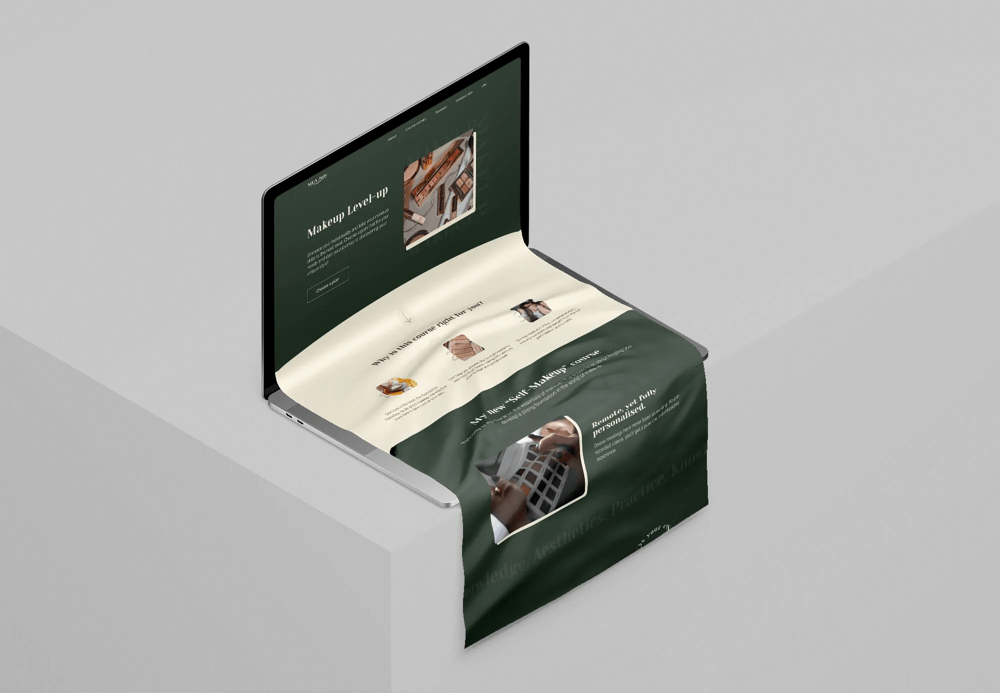 SaaS product landing page design